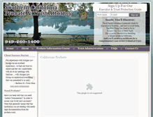 Tablet Screenshot of calprobateattorney.com